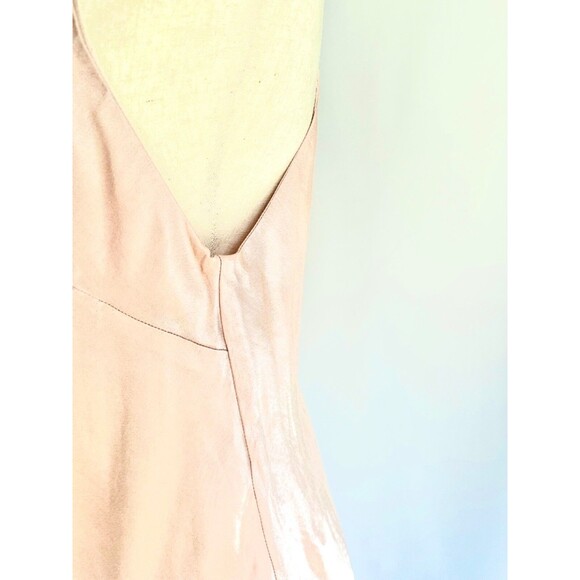Champagne colored Camille satin camisole cami top by Chloé Kristyn, Size Medium - Picture 3 of 4